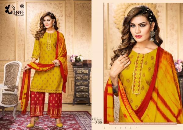 Kinti Chunri Vol 3 Regular Kurti With Bottom Dupatta Collection